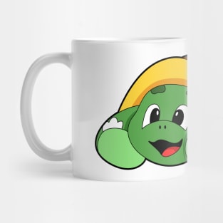 Turtle with Shell as Blanket Mug